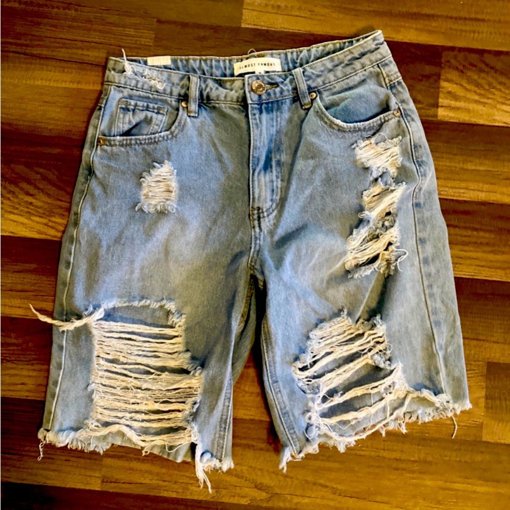 Distressed Denim Shorts size 3